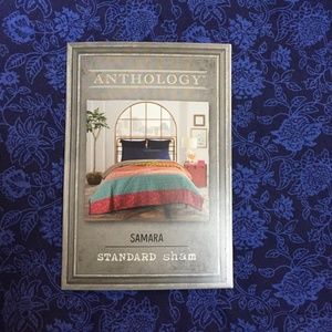 Anthology Quilted Blue Standard Samara Pillow Sham